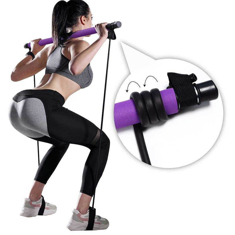 Fitness, joga, pilatesas, treniruoklių stovas, nešiojami sporto reikmenys, sportinės elastingos raumenų stiprinimo juostos, skirtos namų treniruokliams ir treniruočių įrangai