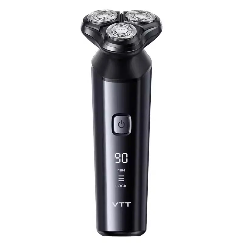 VTT RA4 Electric Shaver with Digital Display High-Speed Motor Men Shaver Multi-Dimensional Floating Shaving IPX7 Waterproof