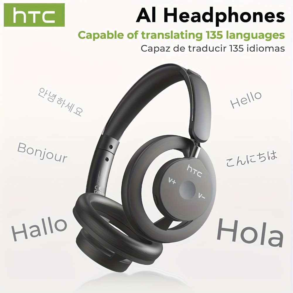 „HTC HP06“ – atvirų ausų AI belaidės vertimo ausinės su „Bluetooth“ 6.0 ryšiu, lengvos ir sulankstomos. Šios būtinos antgalinės ausinės puikiai tinka verslui, išvykoms ir kelionėms; jos sukurtos siekiant užtikrinti efektyvų ryšį, išlaikant atvirų ausų stilių.