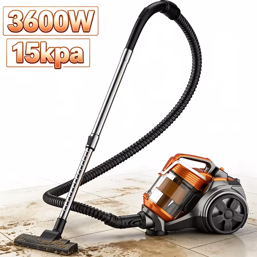 3600W 15000PA aspiradora de mano para alfombras de piso inteligente