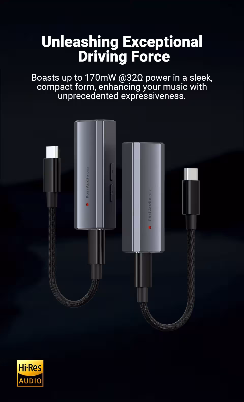 Mini USB DAC headphone amplifier