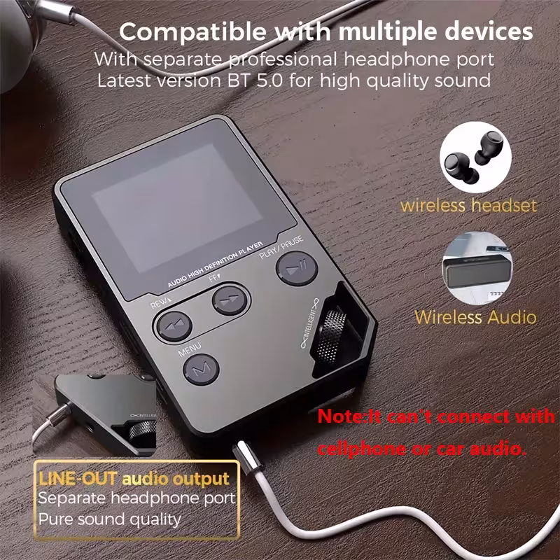 bevielis Bluetooth MP3 muzikos grotuvas