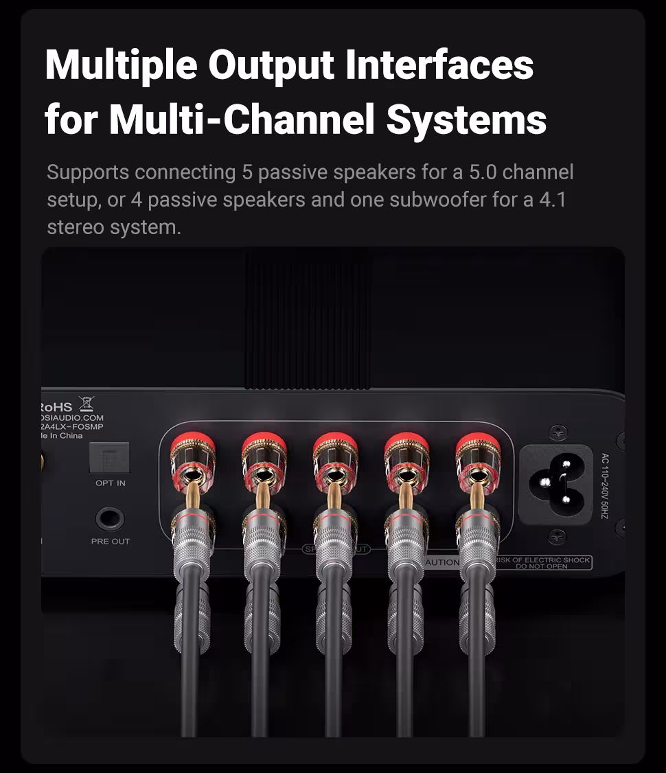 amplificador de audio doméstico Bluetooth