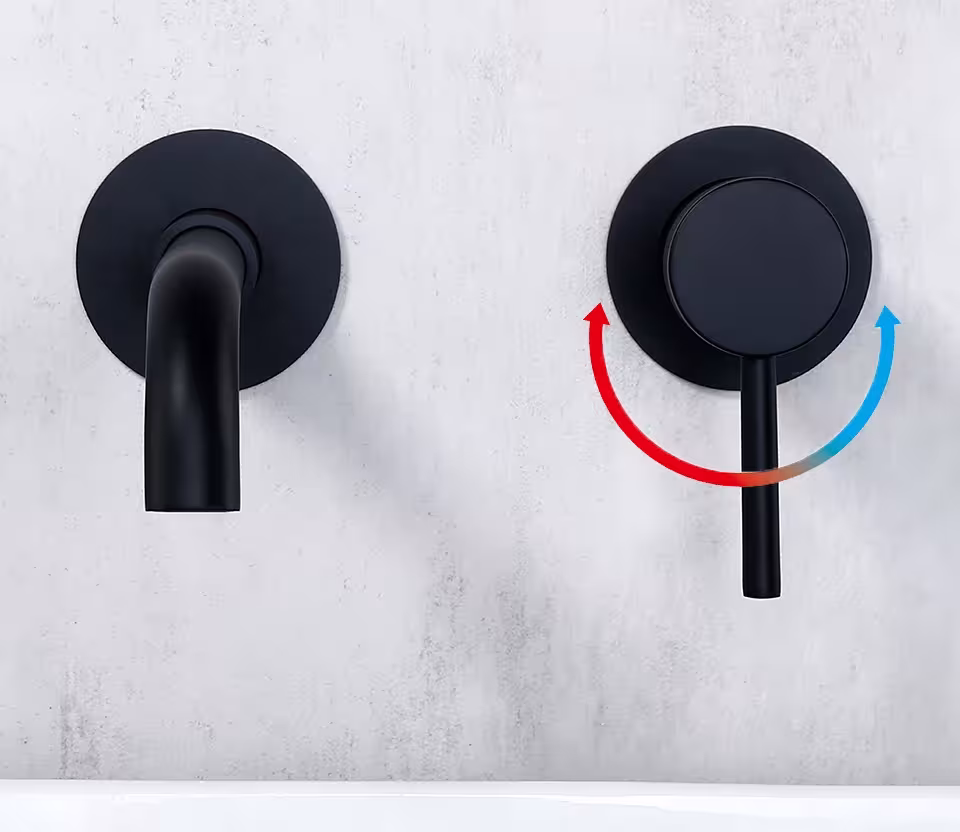 bagno mixer parete