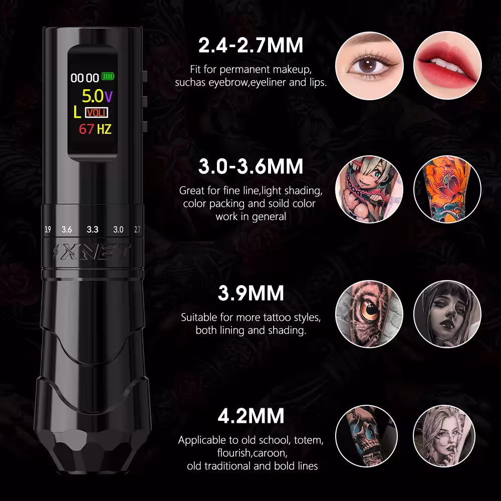 wireless tatuiruoklio mašina