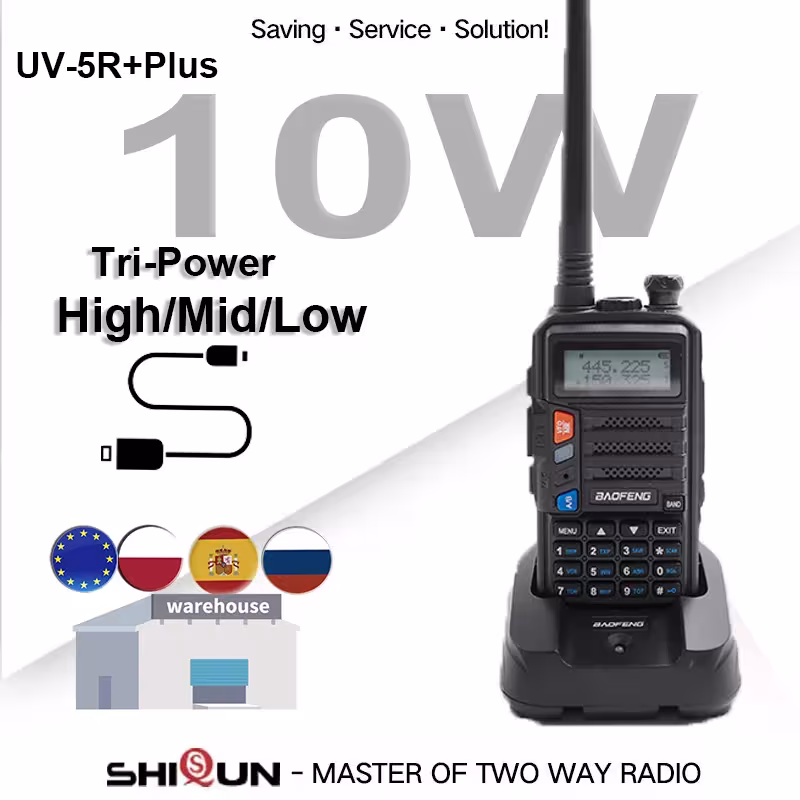 Baofeng UV-5R Plus walkie talkie