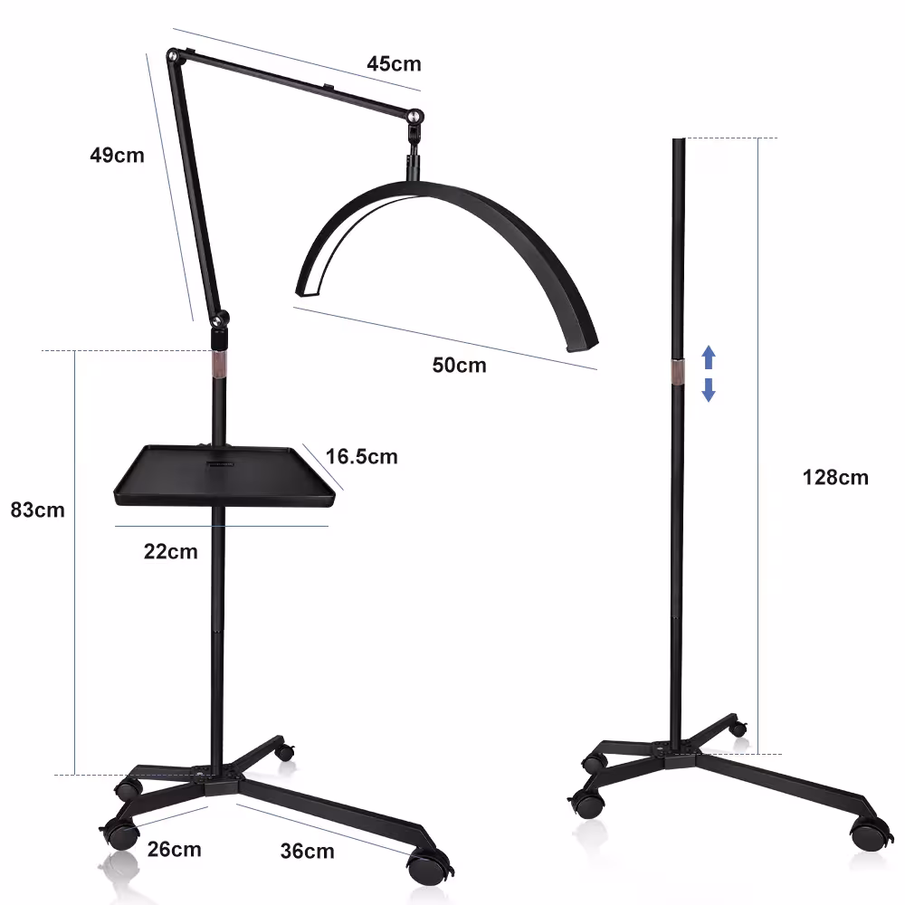 LED beauty lamp for eyelashes