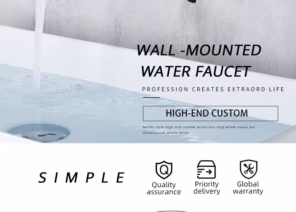 bagno mixer parete