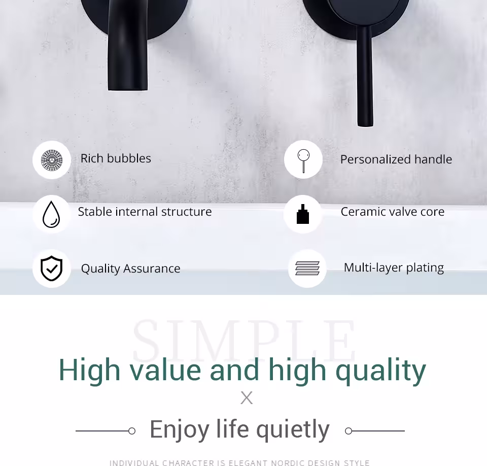 bagno mixer parete