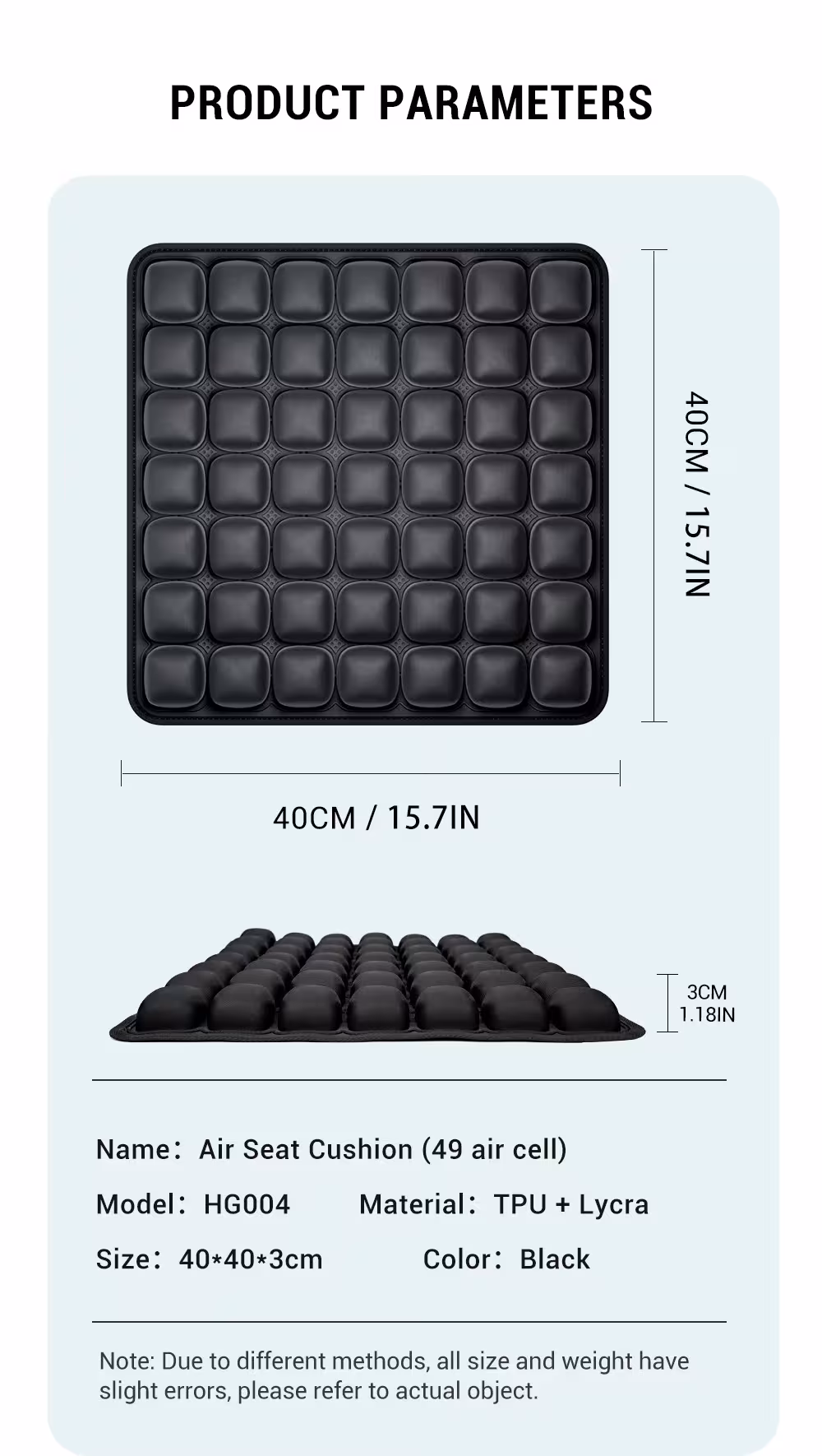 coussin ergonomique pour assise