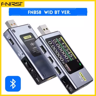 FNIRSI FNAC-28 USB Type-C voltmetras ampermetras greitam kraunimui testuoti