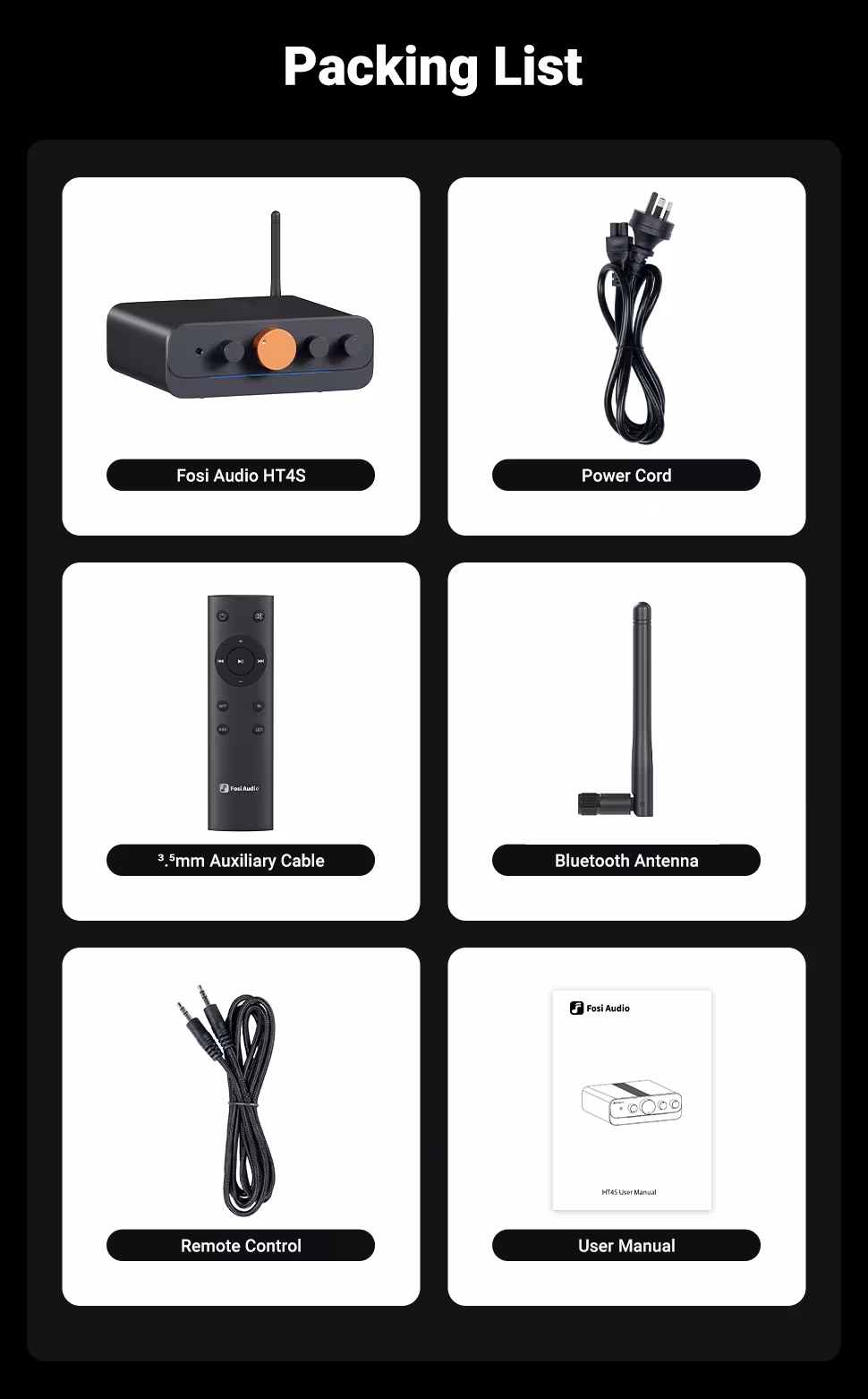 amplificador de audio doméstico Bluetooth