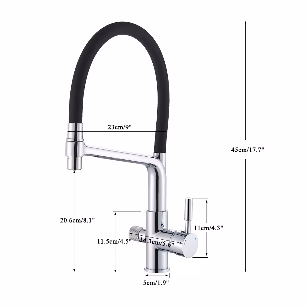 miscelatore cucina con filtro