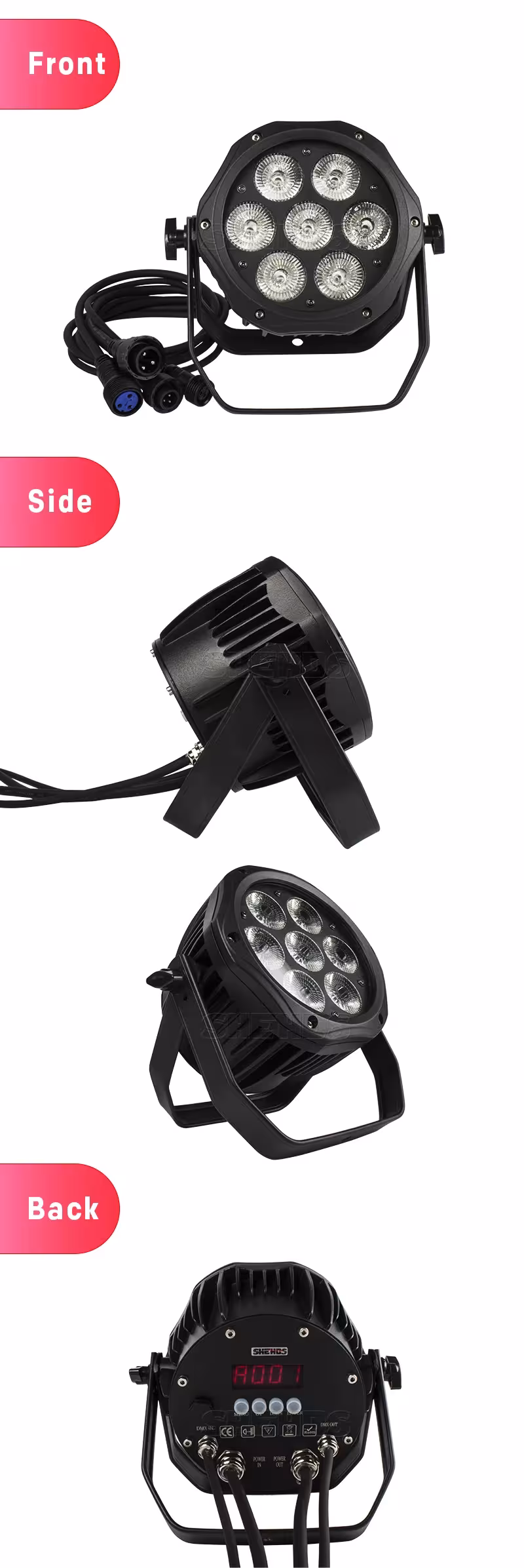 LED Par stage lighting