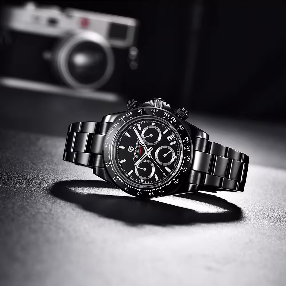 men's quartz watch with sapphire crystal