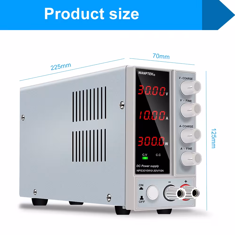 alimentatore CC regolabile