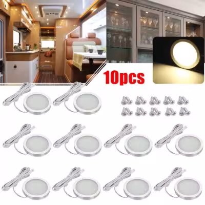 Luces LED de 12V para automóviles, caravanas y botes: juego de 4/6/8/10 unidades.