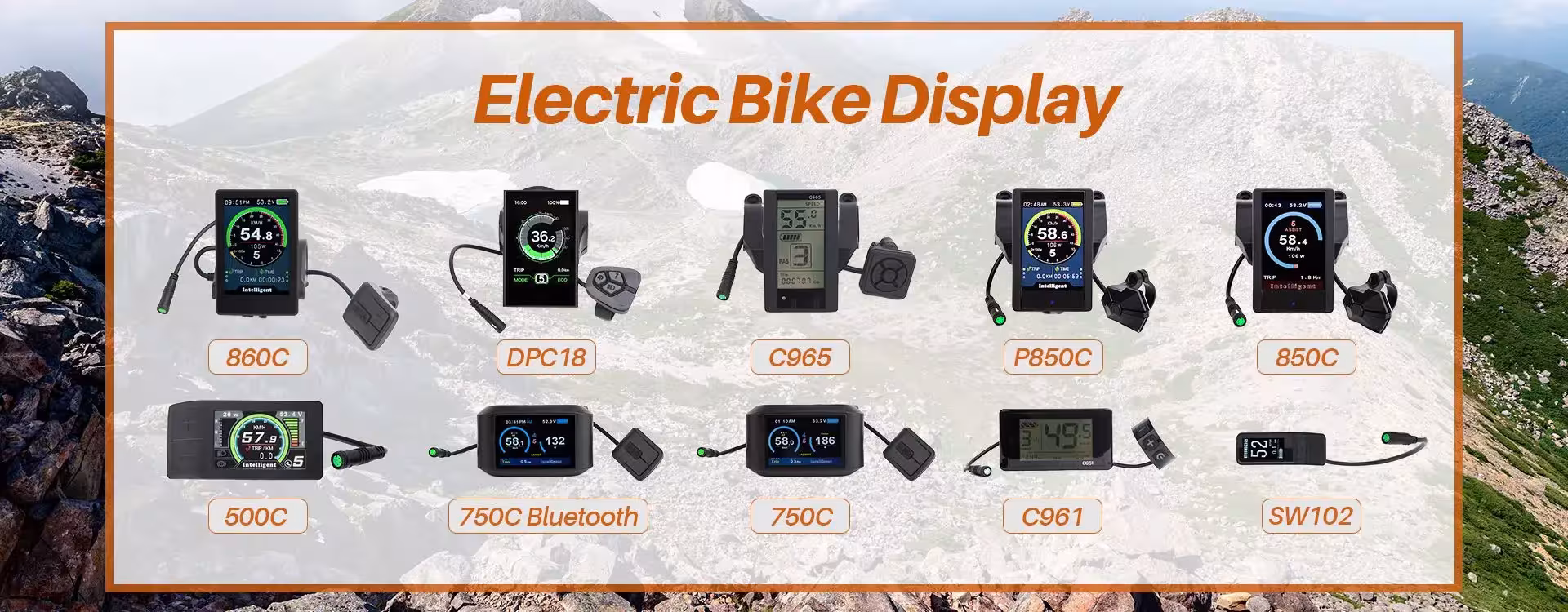 Bluetooth 750C display for Bafang