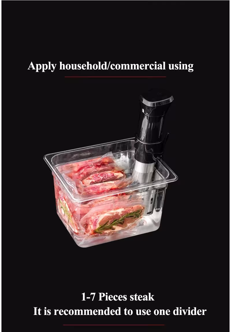 sous vide cooking container