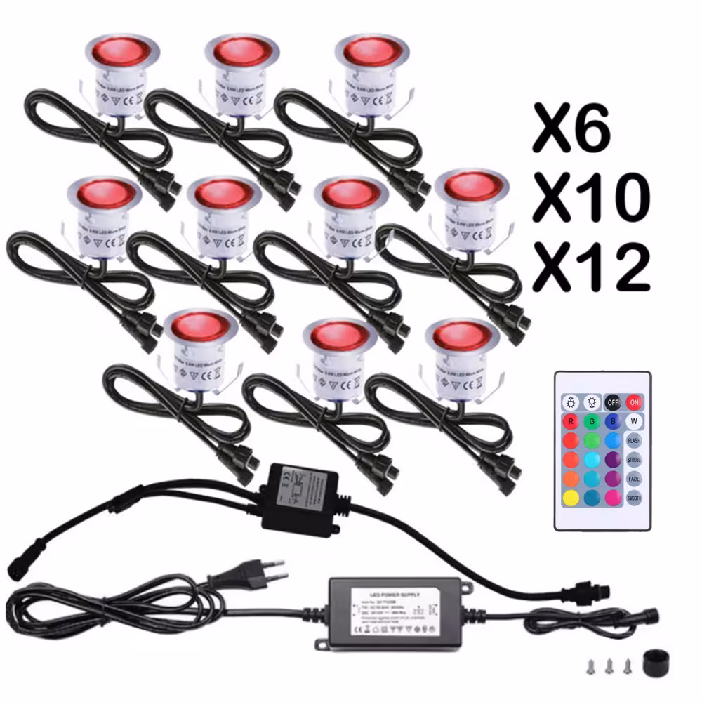 RGB LED žemės šviesos