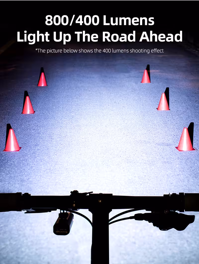 bicicletta lampada anteriore LED