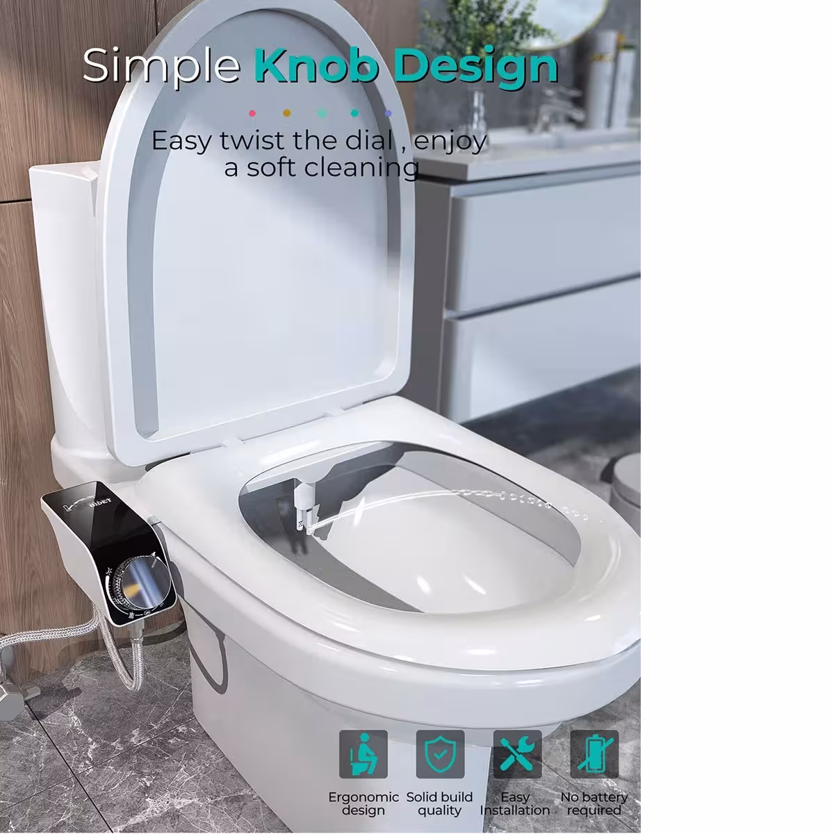 bidet tualeto priedas