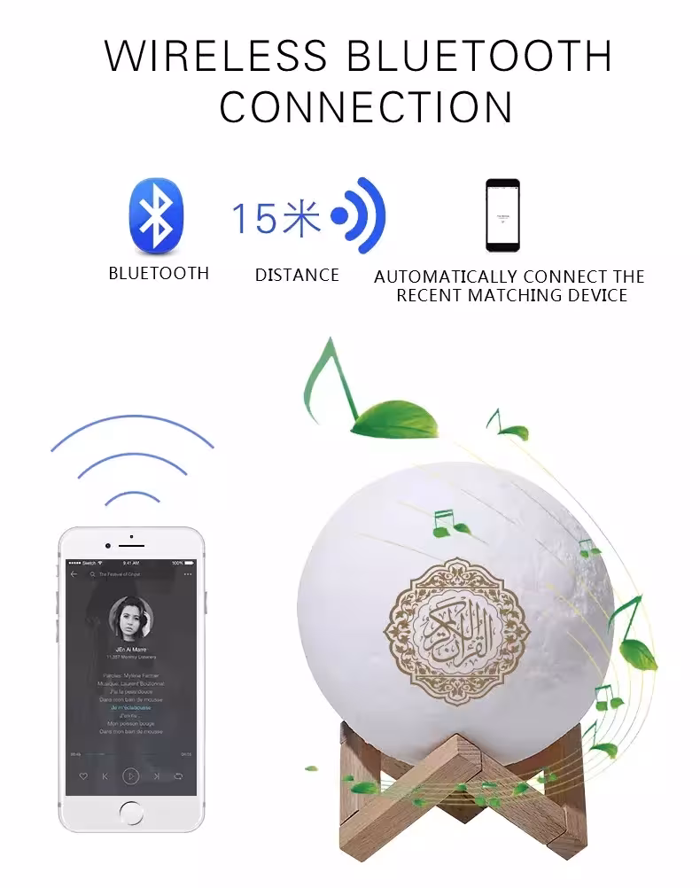 Quran garsiakalbis Bluetooth