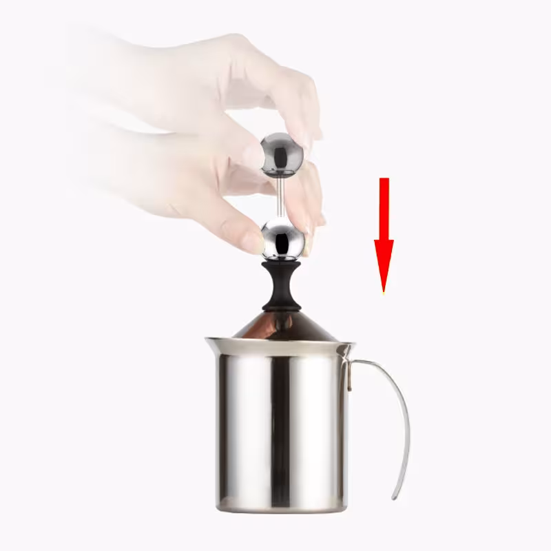 espumador de leche para café