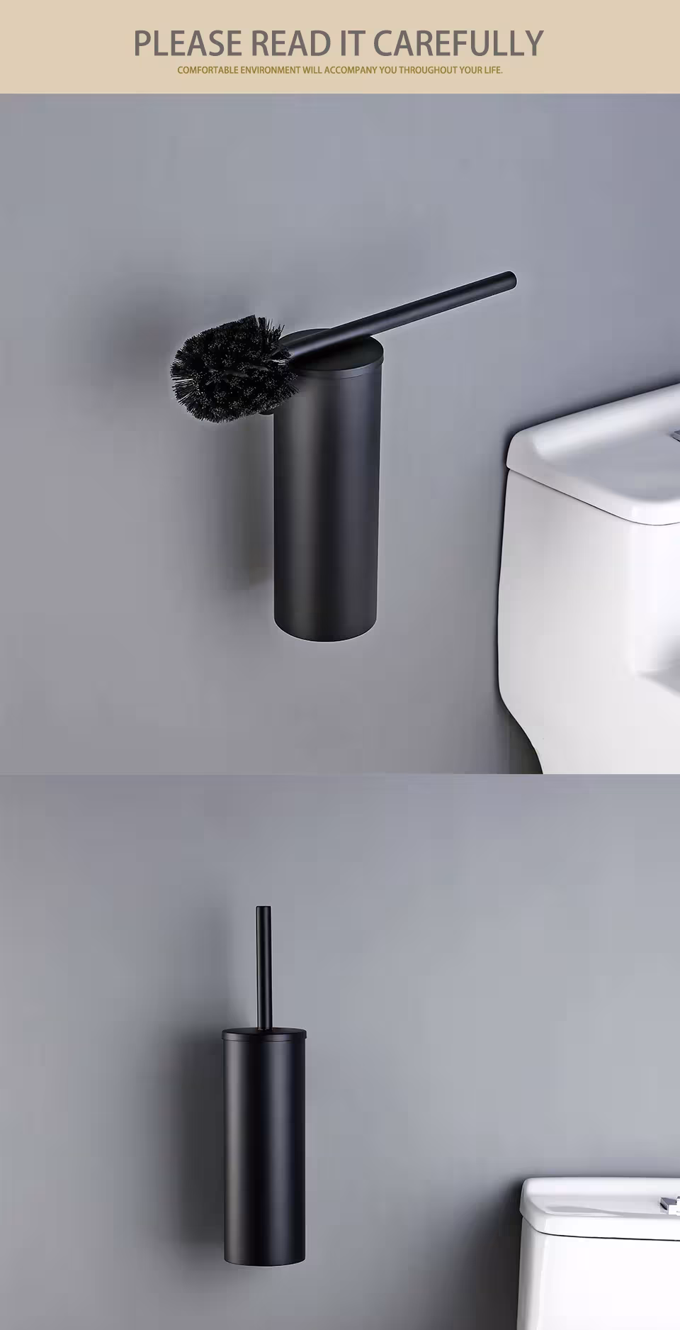 toilet brush holder for wall