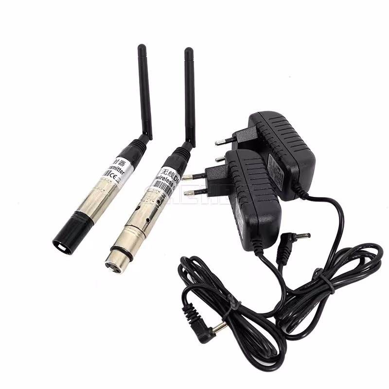 DMX wireless transmitter and receiver