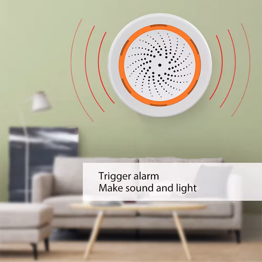 Alarme sirène intelligente ZigBee
