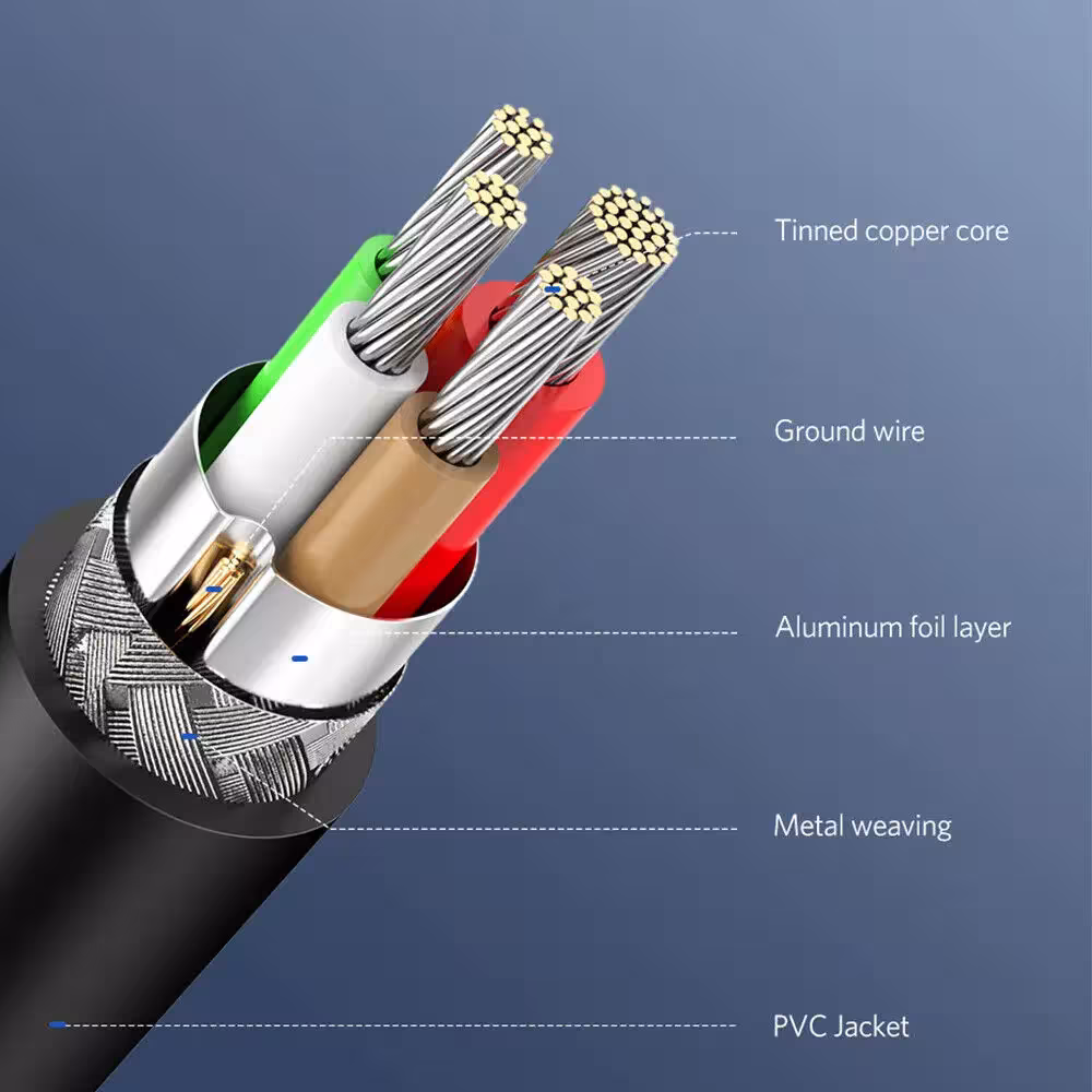 USB-C kabelis greitas įkrovimas