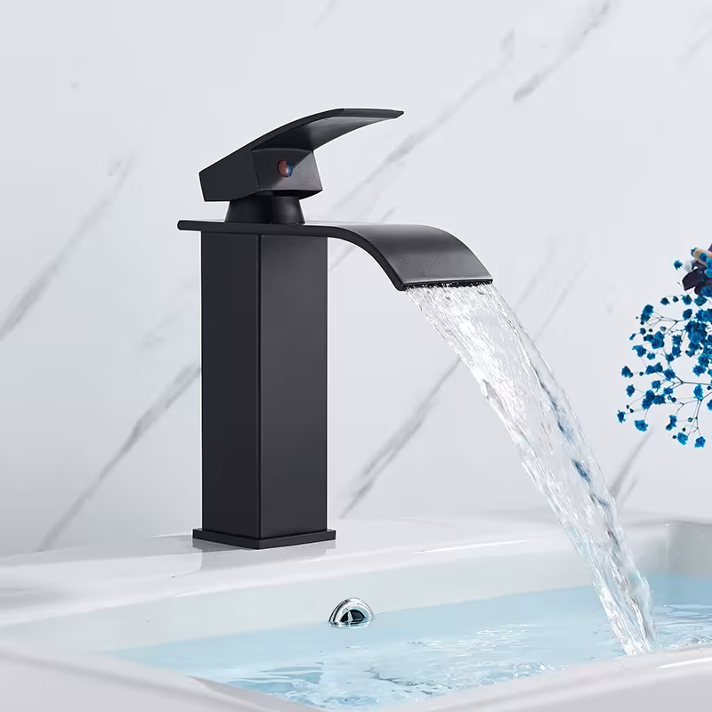 grifo de baño con efecto cascada
