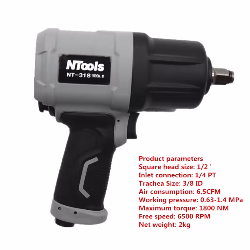 llave dinamométrica neumática de 1800 Nm