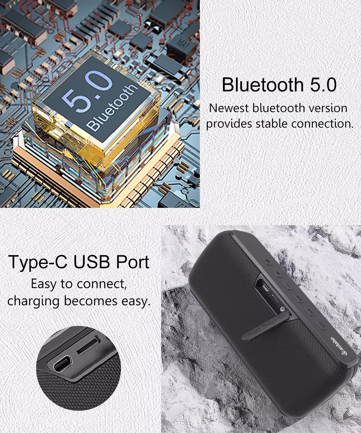 nešiojamas Bluetooth garsiakalbis 60W