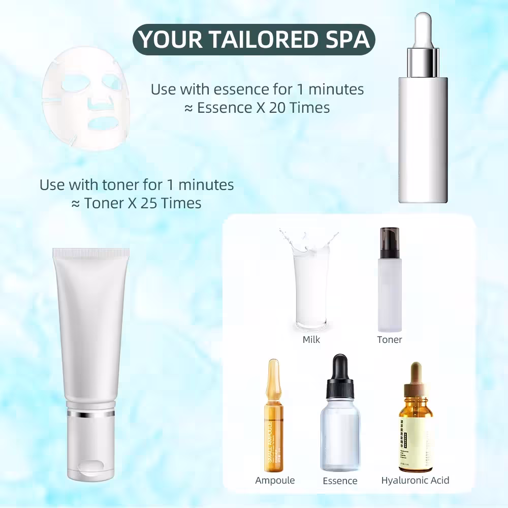 oxygen injector for facial hydration