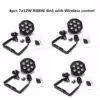 4pcs-7x12w-wireless