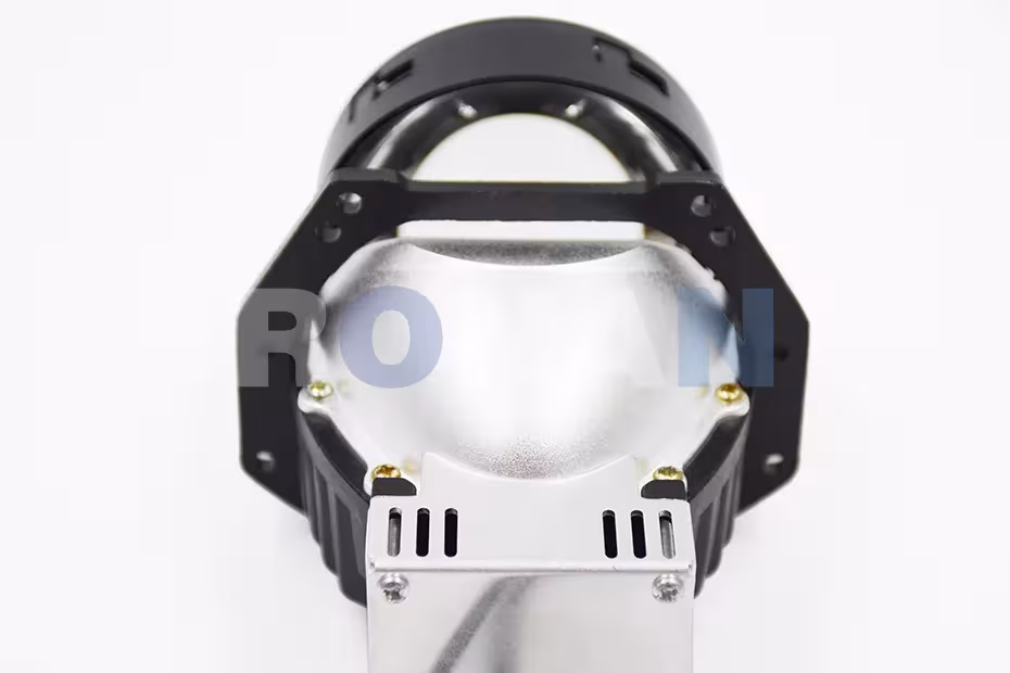 Bi-LED projector lens for car