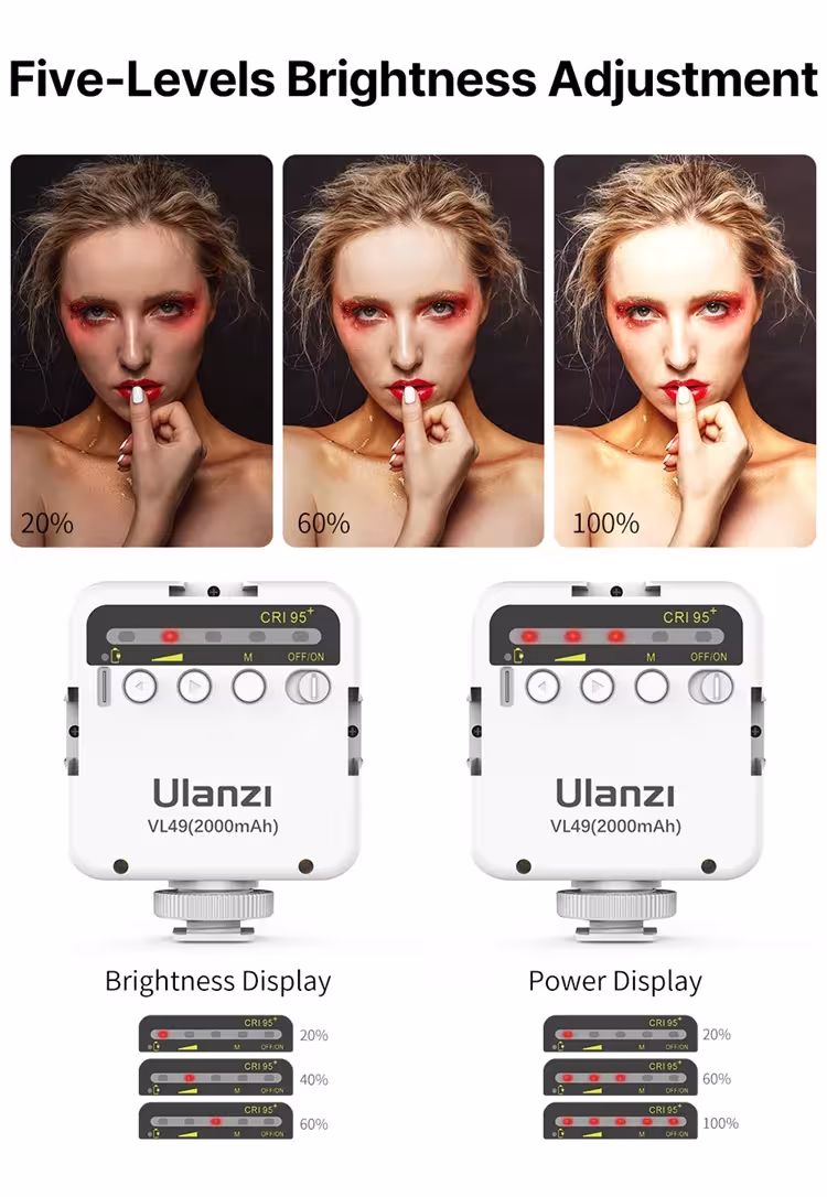 portable LED video light