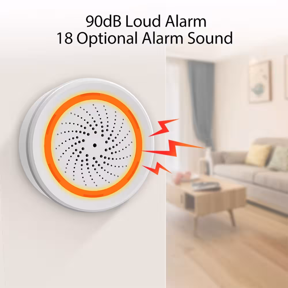 Alarme sirène intelligente ZigBee