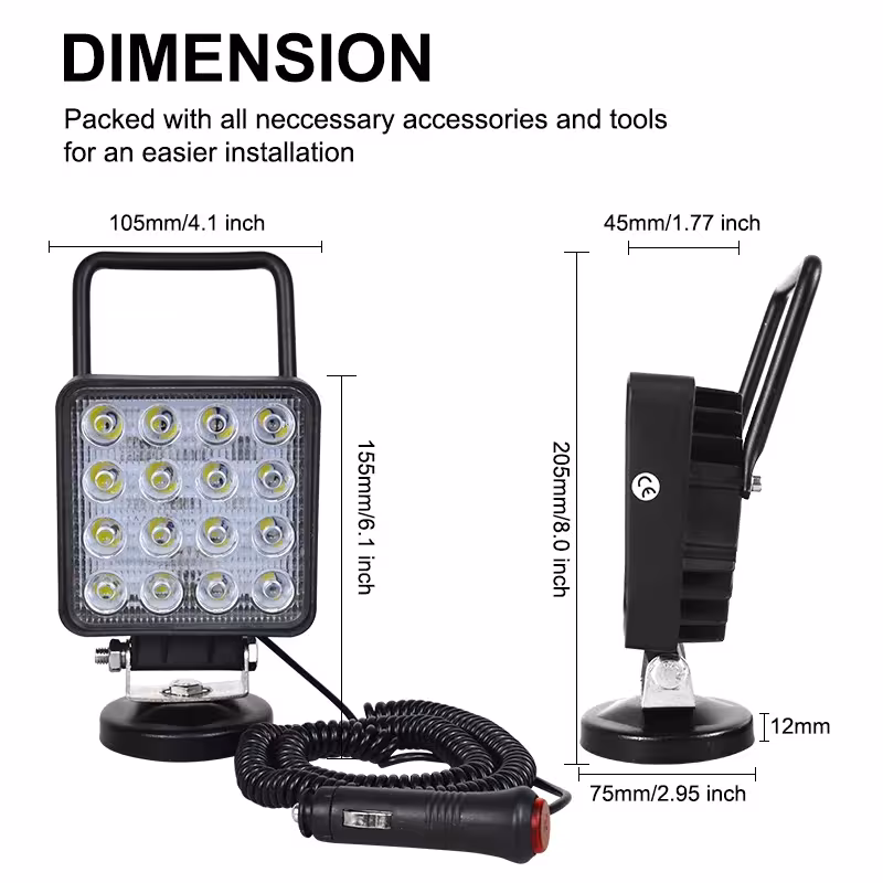 magnetinis LED darbo šviesa