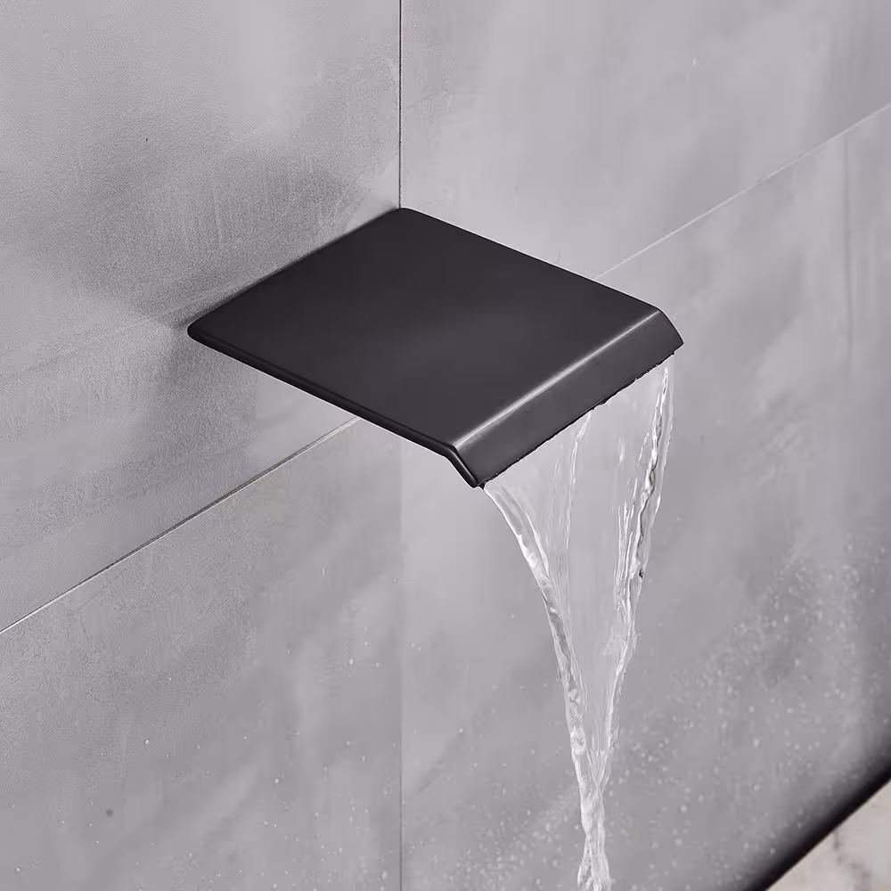 black shower system