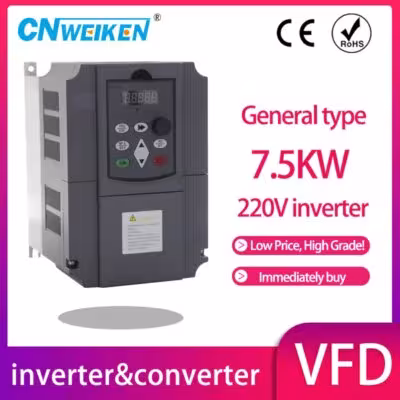 Frequenzwandler AC 220V 380V 0,75 KW-11KW 3 Phase 50HZ 60HZ Drehzahlregler