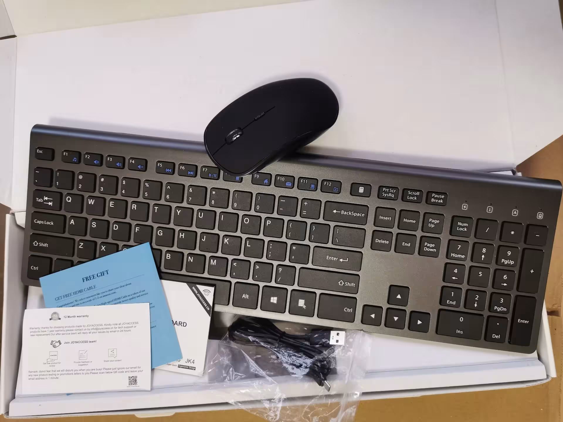 teclado inalámbrico y ratón