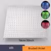 ottone spazzolato con LED