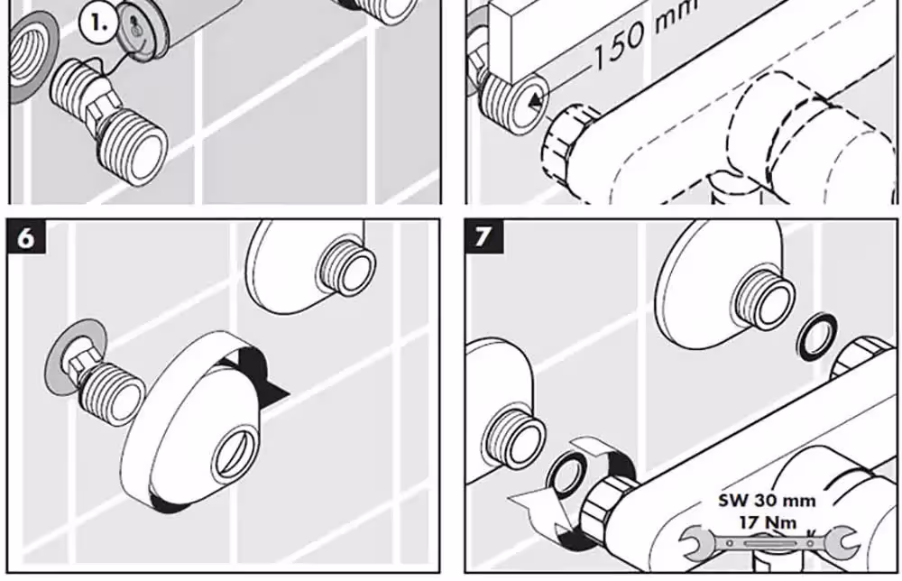 sistema de grifería para bañera
