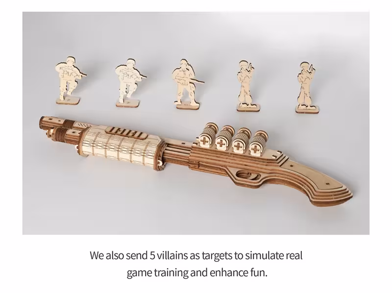 constructeur de revolvers en bois