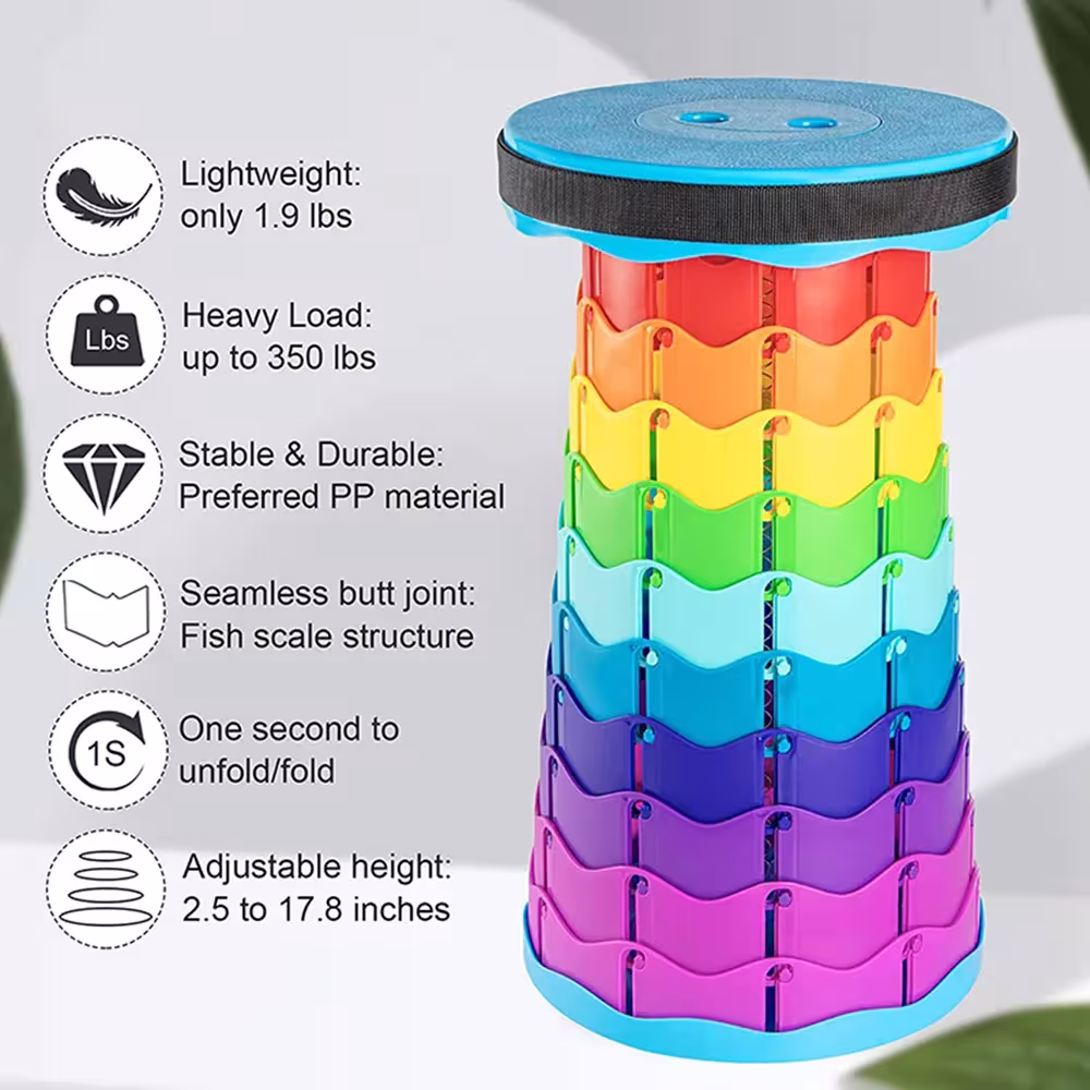 tabouret télescopique portable