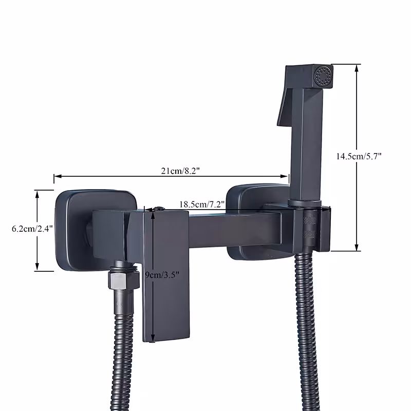 bidet éternue dans le mur