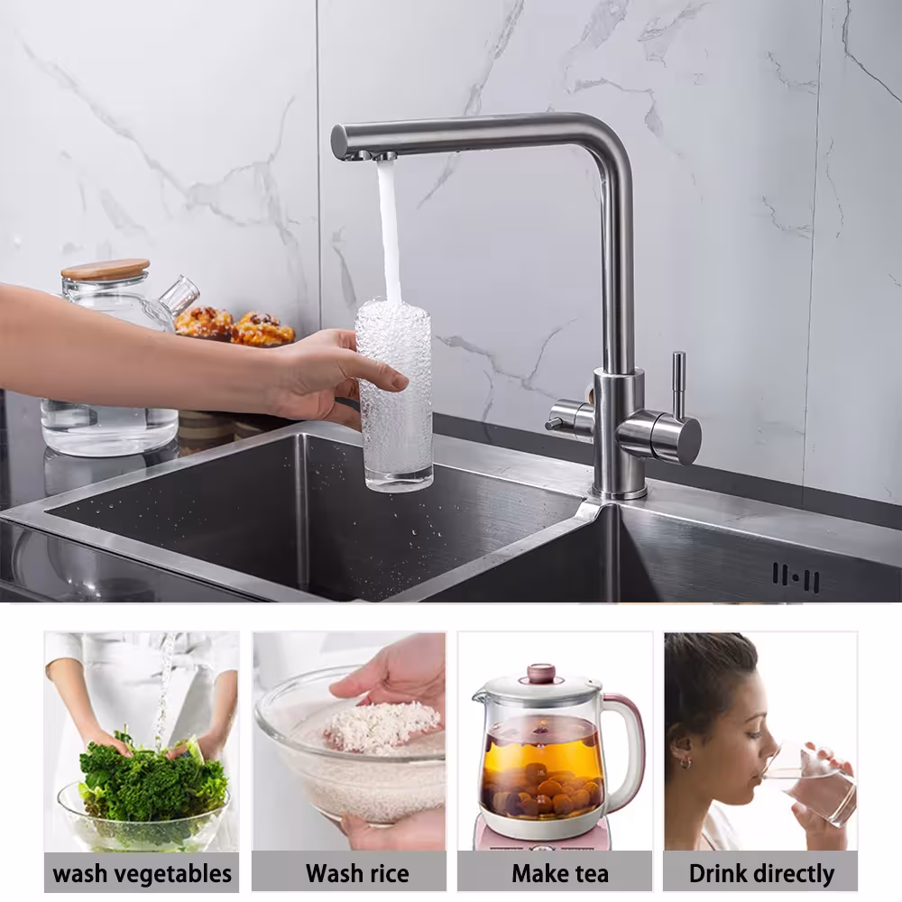 kitchen water filtration faucet